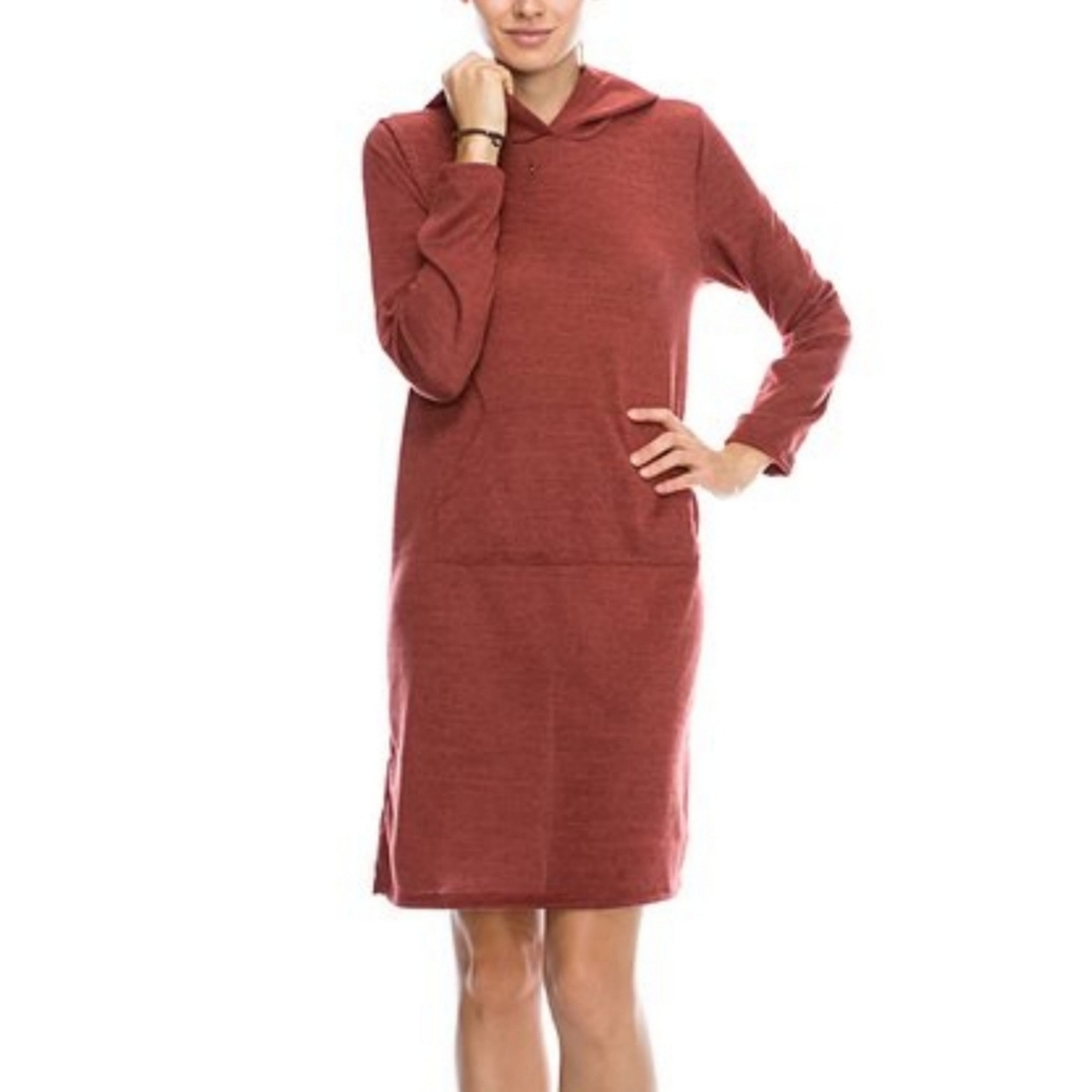 Brick Red Fall Dress
